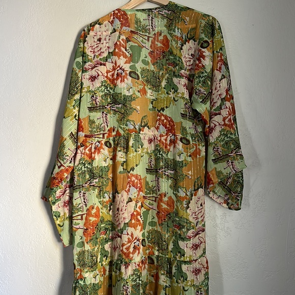 * SOLD ON INSTAGRAM* Anthropologie Floral Duster Kimono - Picture 11 of 12